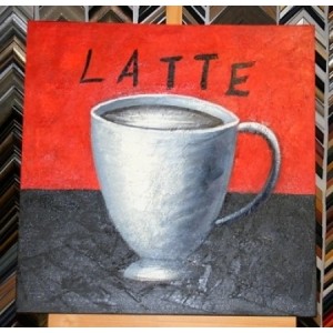 Obraz latte 60x60 cm